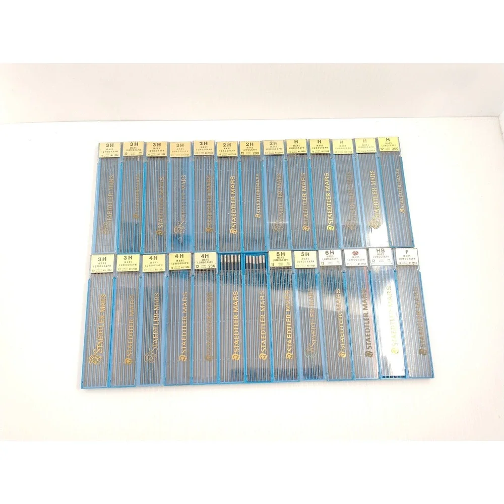 Big Lot of vintage Staedtler Lumograph‎ Leads various types packs